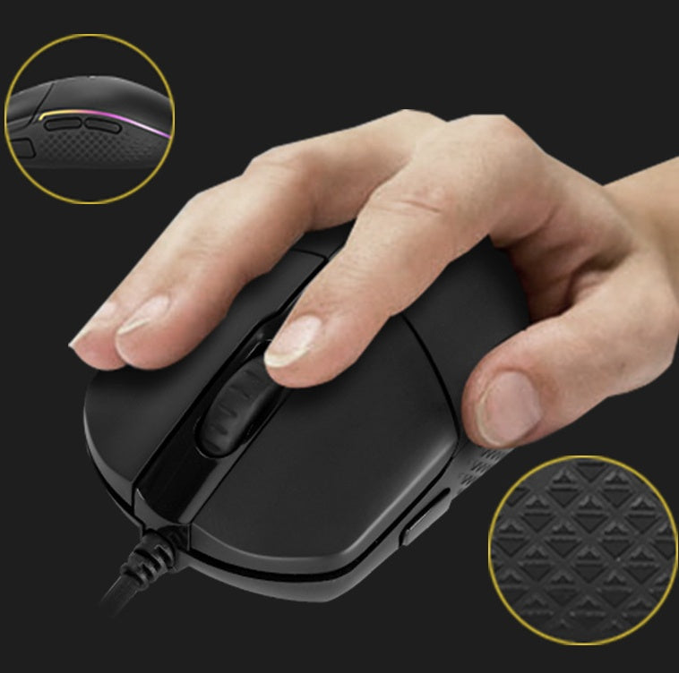 Pro Gaming Mouse – 5000 DPI & Ergonomic Grip