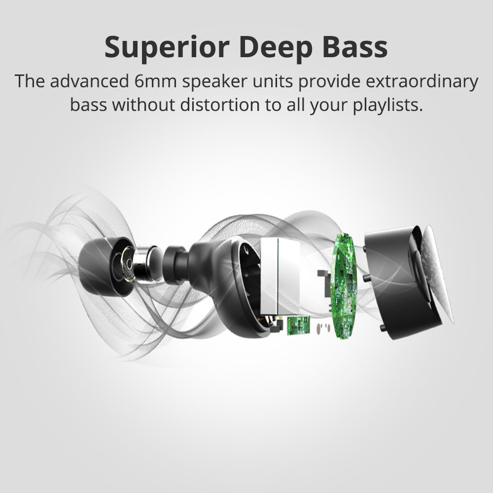 Touch-Control In-Ear Bluetooth Earbuds – Noise Isolation + Voice Assist