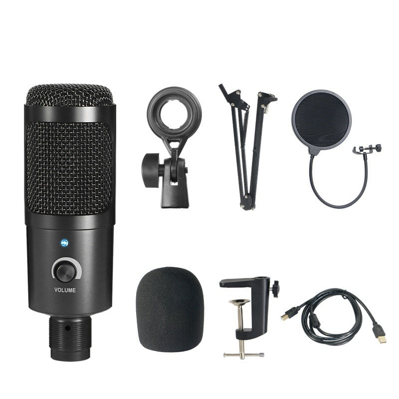 USB Streaming Microphone – Plug & Play for Gaming or Calls