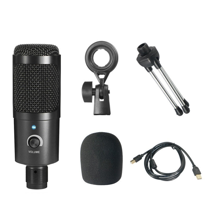 USB Streaming Microphone – Plug & Play for Gaming or Calls