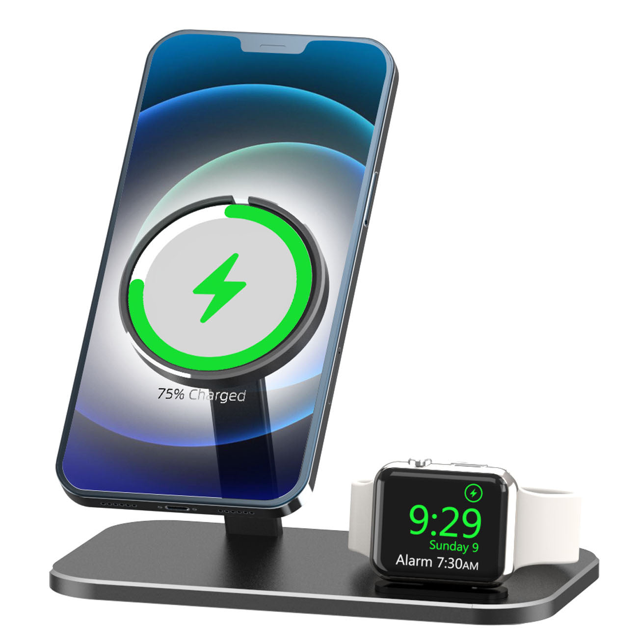 Alloy Charging Base – Minimal Cable Organizer