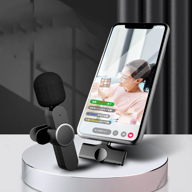 Wireless Clip-on Microphone – For iPhone & Type-C Devices