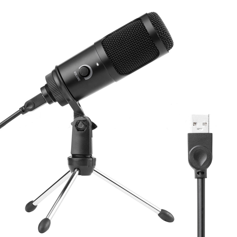 USB Streaming Microphone – Plug & Play for Gaming or Calls