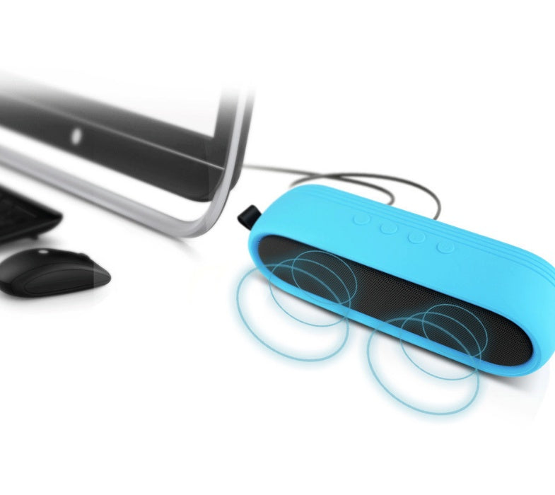 Outdoor Waterproof Bluetooth Speaker – Dual 5W Bass + 8H Battery (IP65)