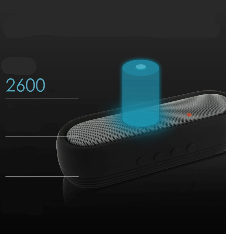 Outdoor Waterproof Bluetooth Speaker – Dual 5W Bass + 8H Battery (IP65)