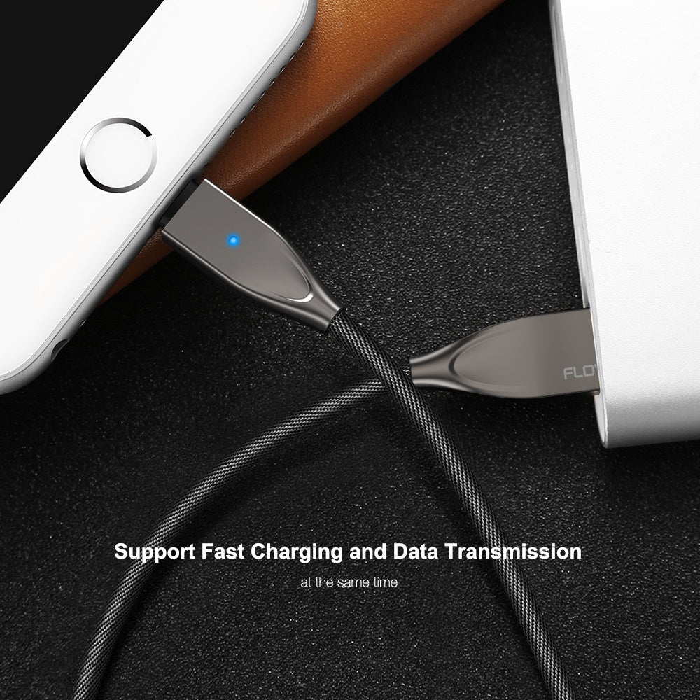 Zinc Alloy Charging Cable – Durable + Tangle-Free