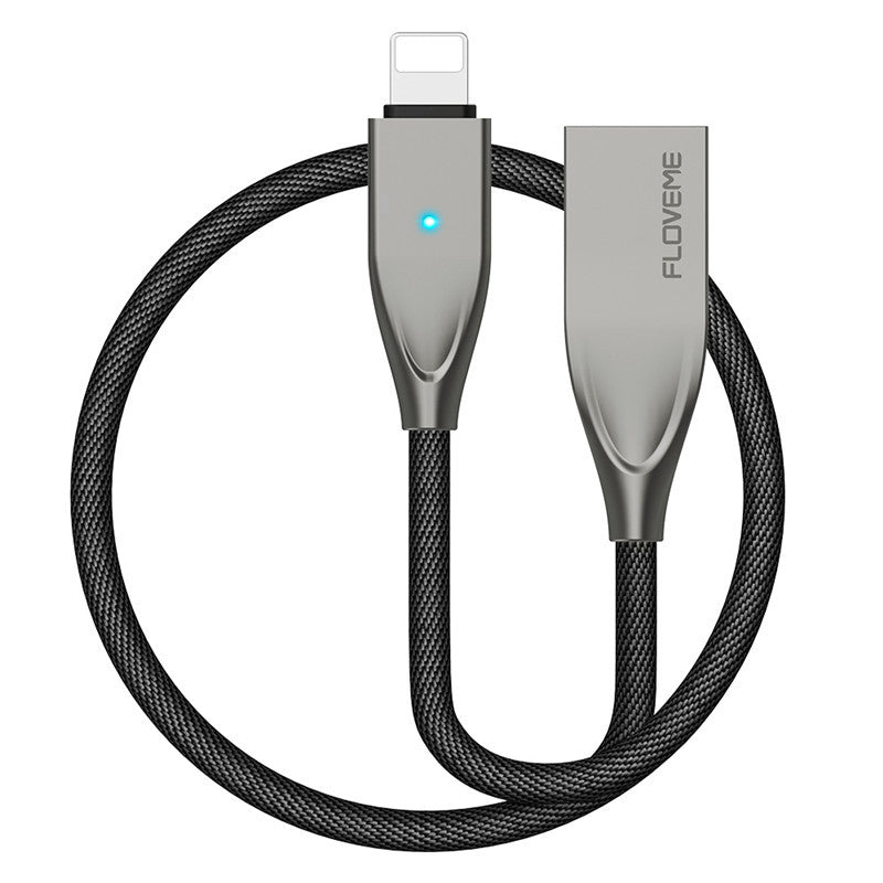 Zinc Alloy Charging Cable – Durable + Tangle-Free