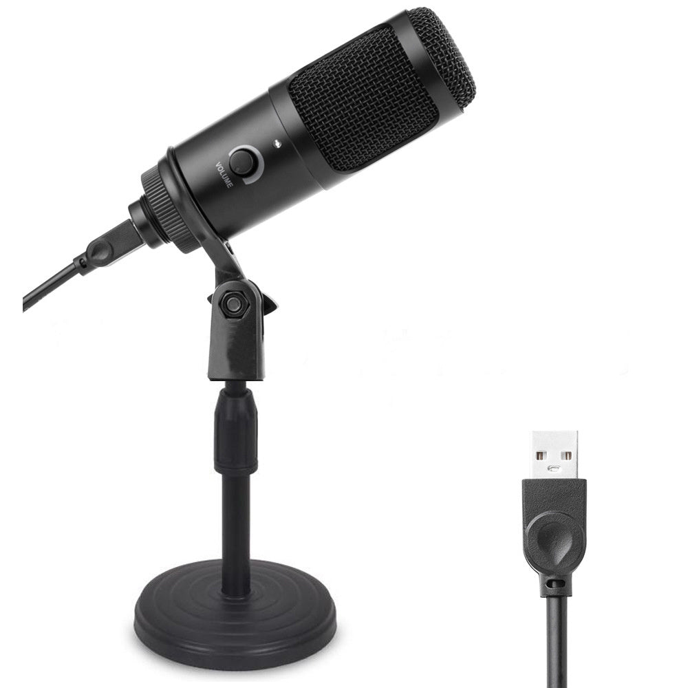 USB Streaming Microphone – Plug & Play for Gaming or Calls