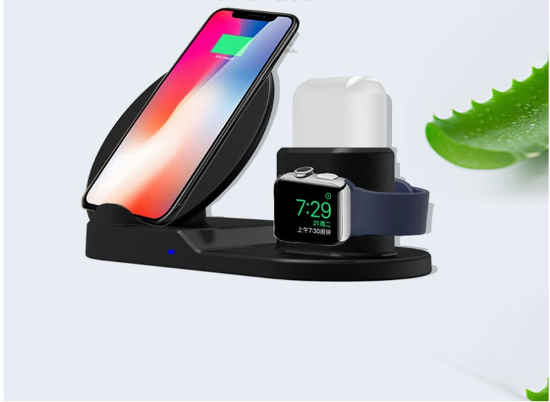 3-in-1 Wireless Charger – Phone, Watch & Earbuds