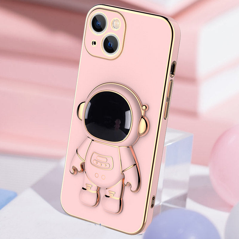 3D Astronaut Phone Case – Shockproof + Built-In Kickstand