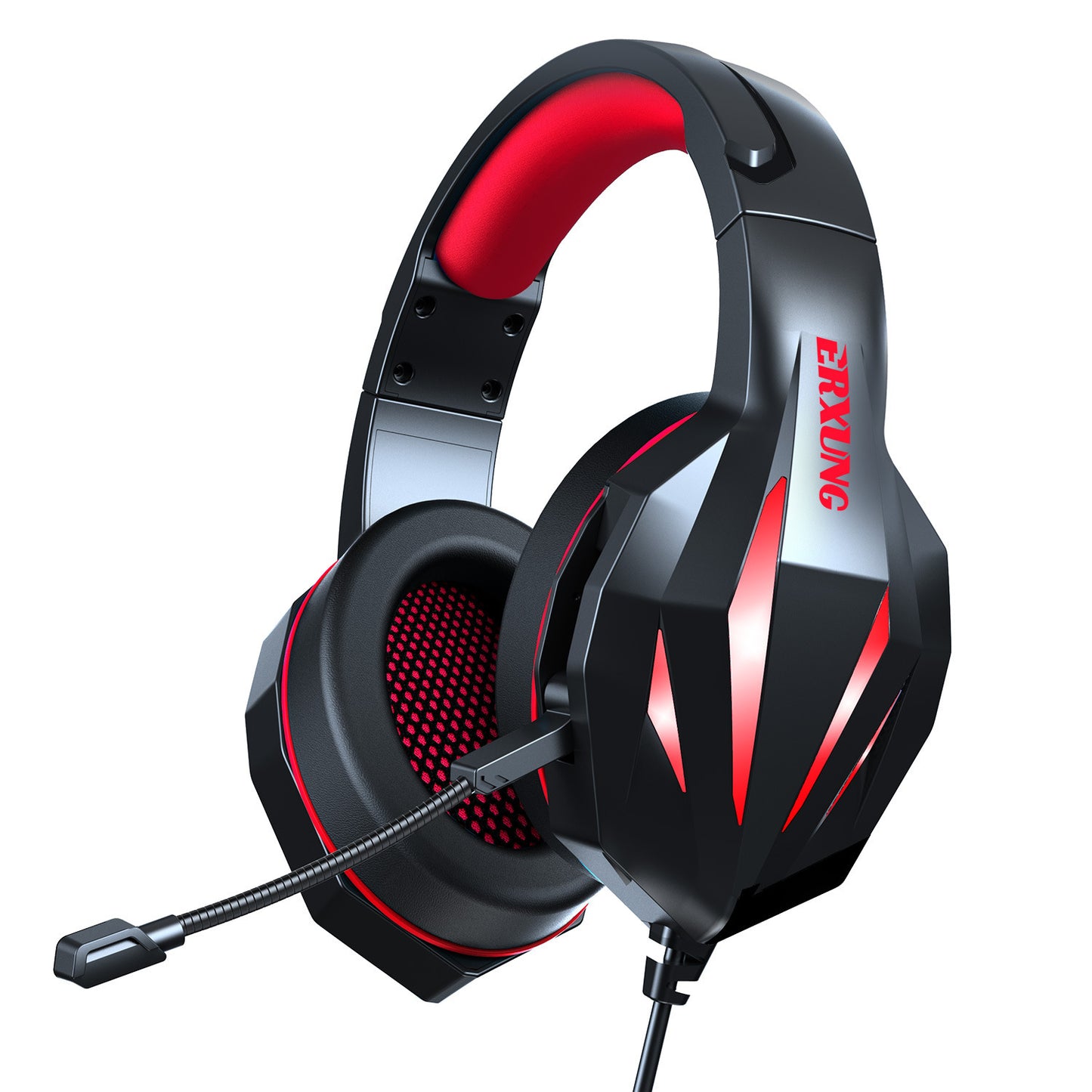 RGB Wired Gaming Headset with Mic โ 3.5mm Universal + Noise Isolation