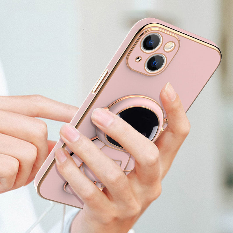 3D Astronaut Phone Case – Shockproof + Built-In Kickstand