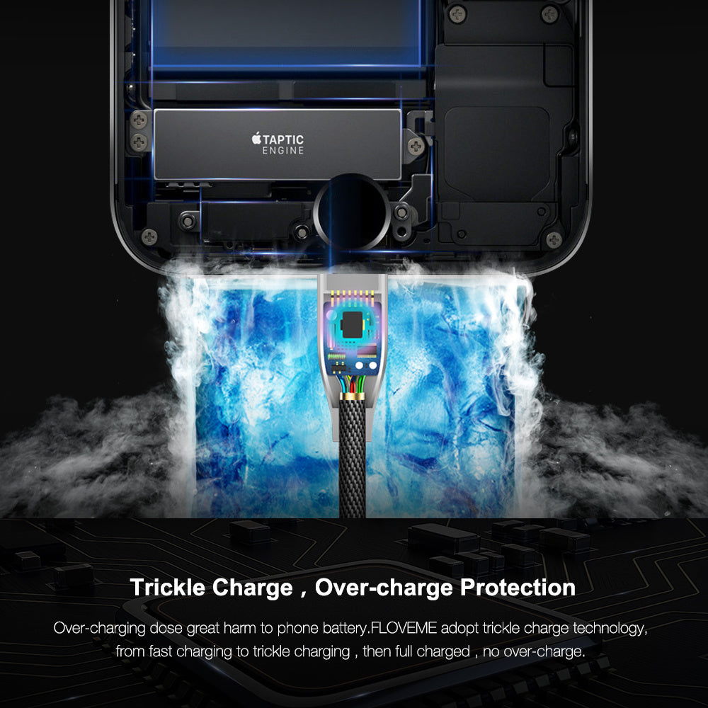 Zinc Alloy Charging Cable – Durable + Tangle-Free