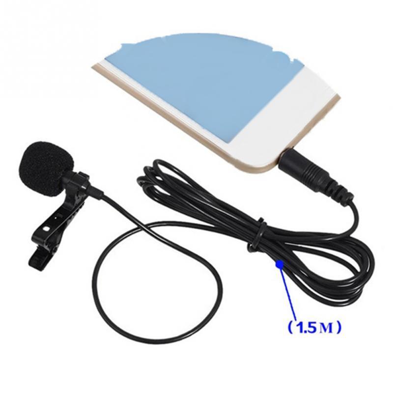 Clip-On Wired Microphone – 3.5mm Jack for Mobile or PC
