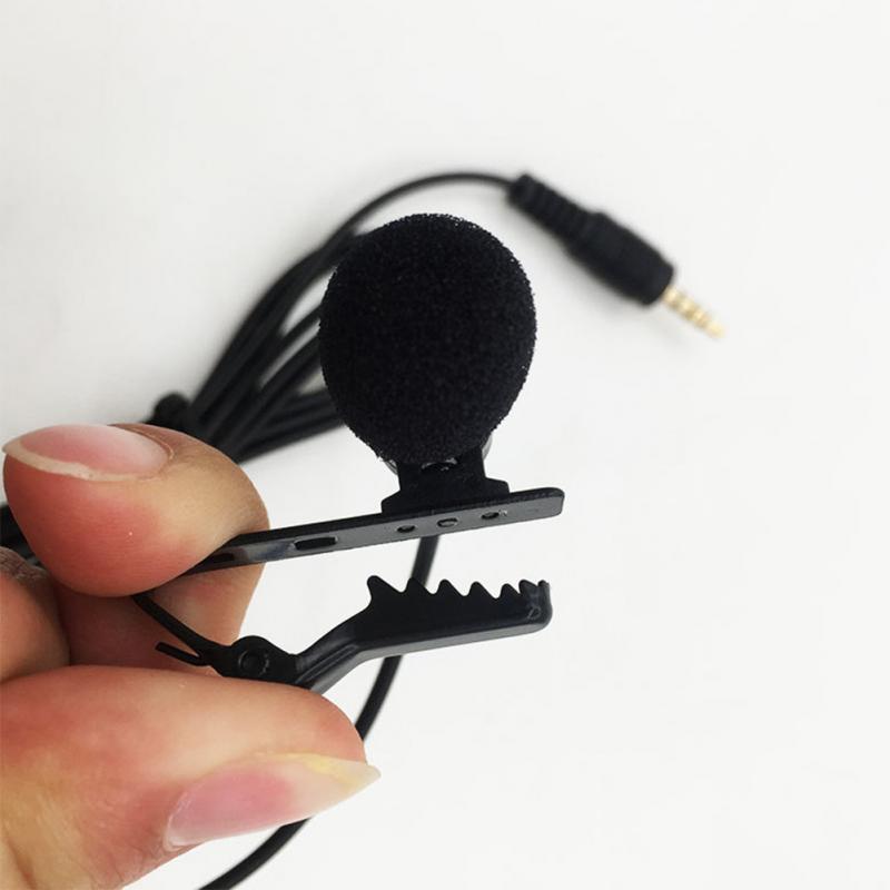 Clip-On Wired Microphone – 3.5mm Jack for Mobile or PC