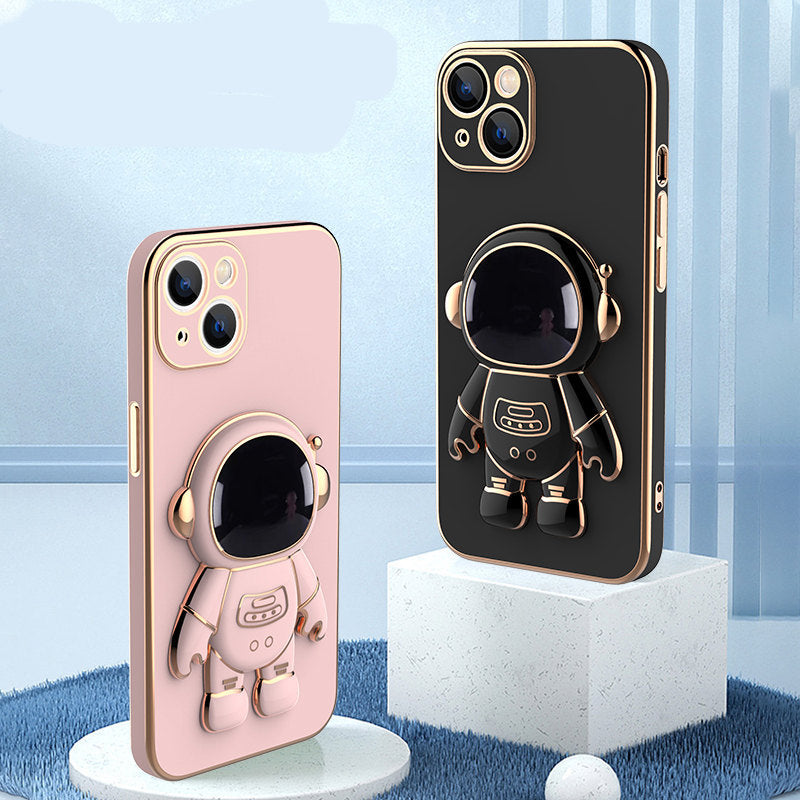 3D Astronaut Phone Case – Shockproof + Built-In Kickstand