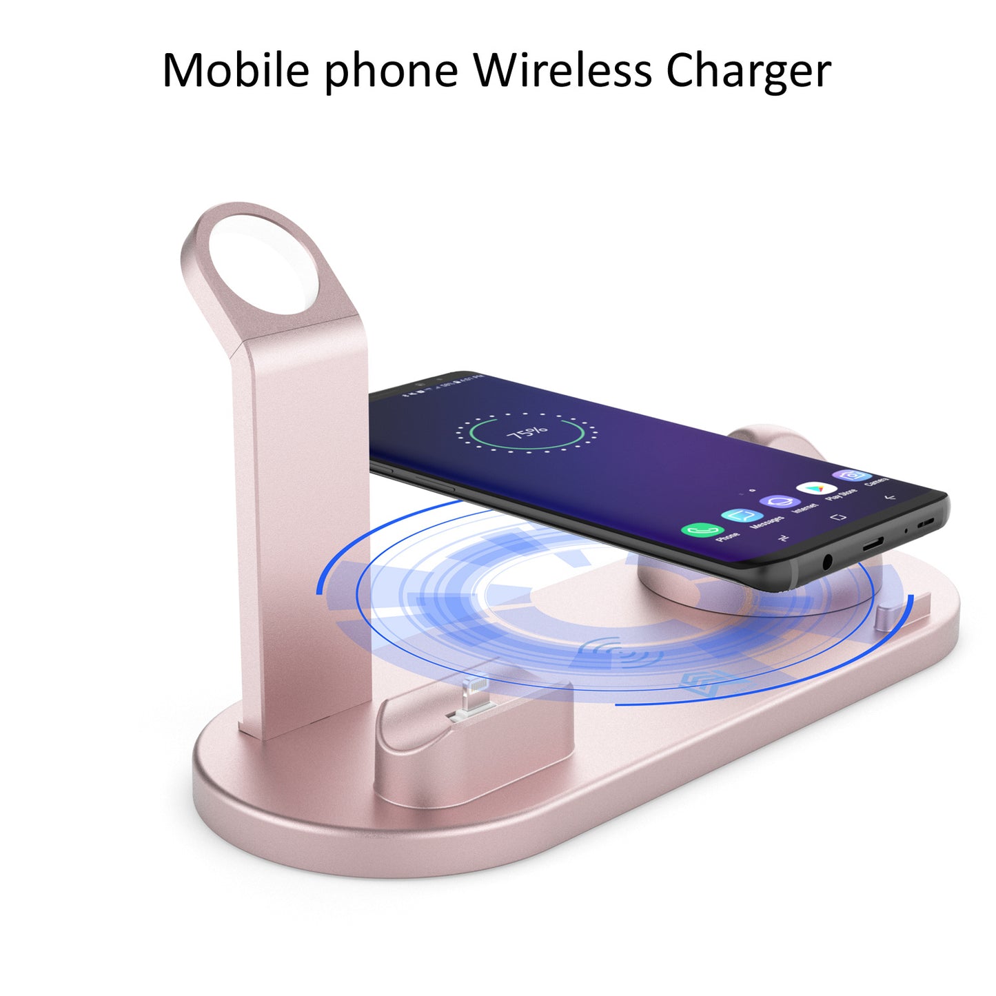 4-in-1 Charging Dock – Apple Watch + iPhone + AirPods