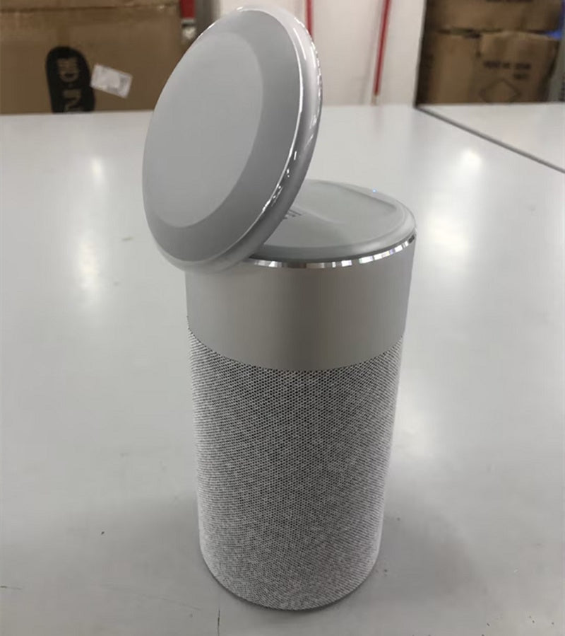 3-in-1 Wireless Charger, Bluetooth Speaker & Touch Lamp – Home & Office Essential
