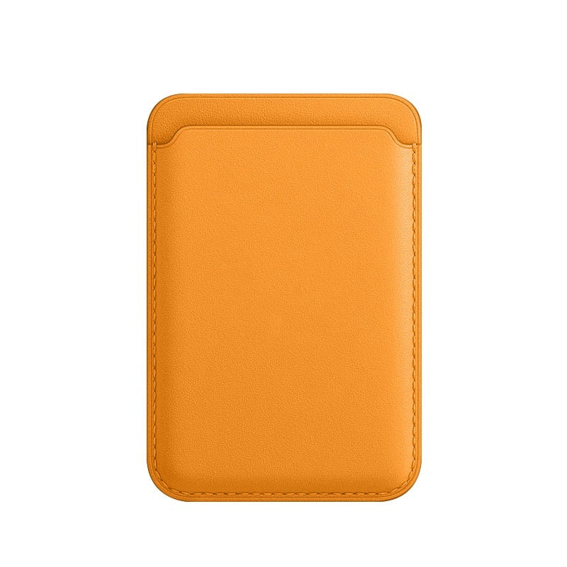 MagSafe Leather Card Holder – Slim Wallet Attachment