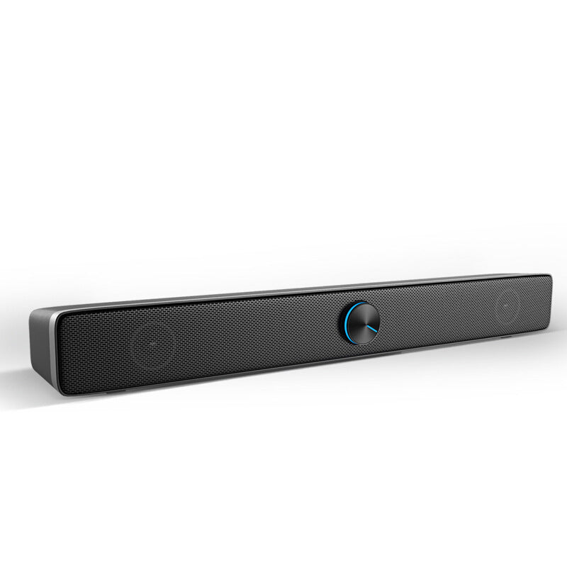 USB Desktop Speaker – Slim Design for Laptops & PCs (3.5mm Audio)