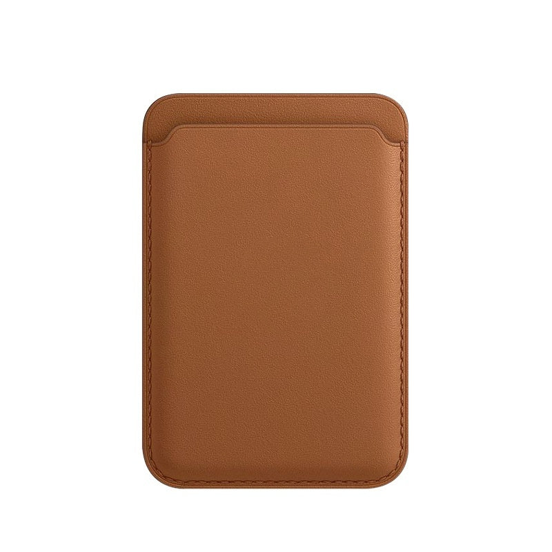 MagSafe Leather Card Holder – Slim Wallet Attachment