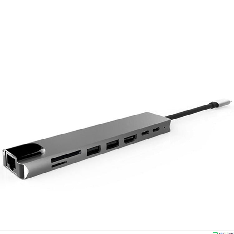8-in-1 USB-C Dock – Ultra Slim Expansion Hub
