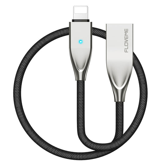 Zinc Alloy Charging Cable – Durable + Tangle-Free