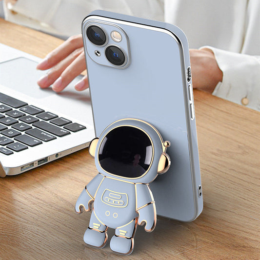 3D Astronaut Phone Case – Shockproof + Built-In Kickstand