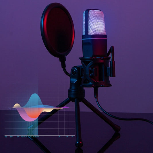 Desktop Conference Microphone – Noise Reduction + Stand