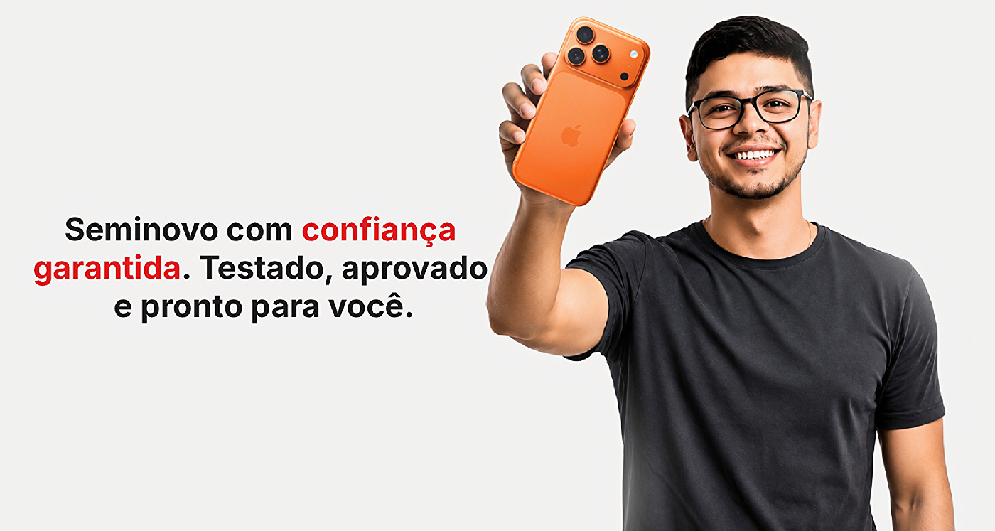 Seminovo com confiança garantida. Testado, aprovado e pronto para você